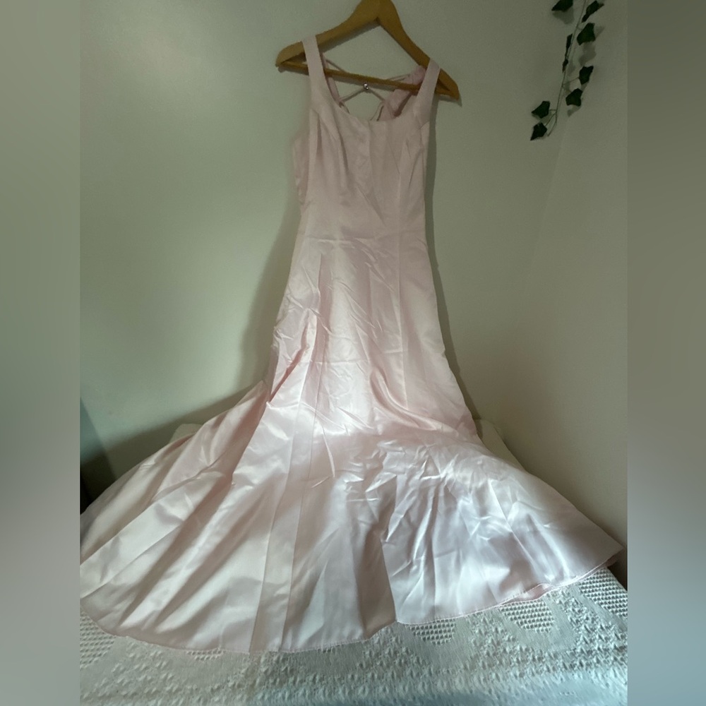 Vintage Niki Lavis Soft Pink Prom Dress 90’s Y2K